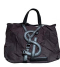 Yve Saint Lauren Black Nylon Bag