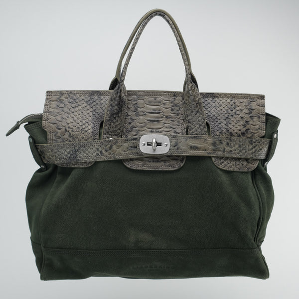 LIEBESKIND SATCHEL SNAKE FIRKIN LARGE