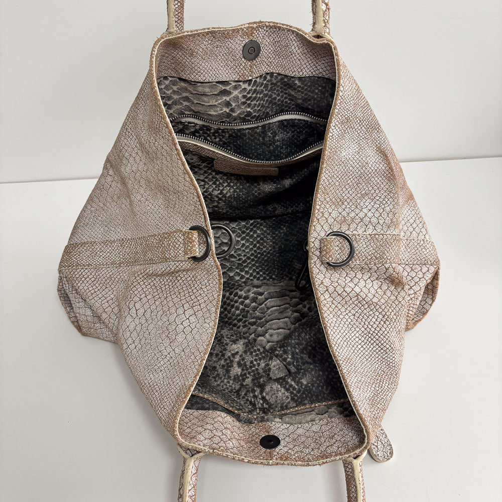 LIEBESKIND CHELSEA SNAKE SHOPPER