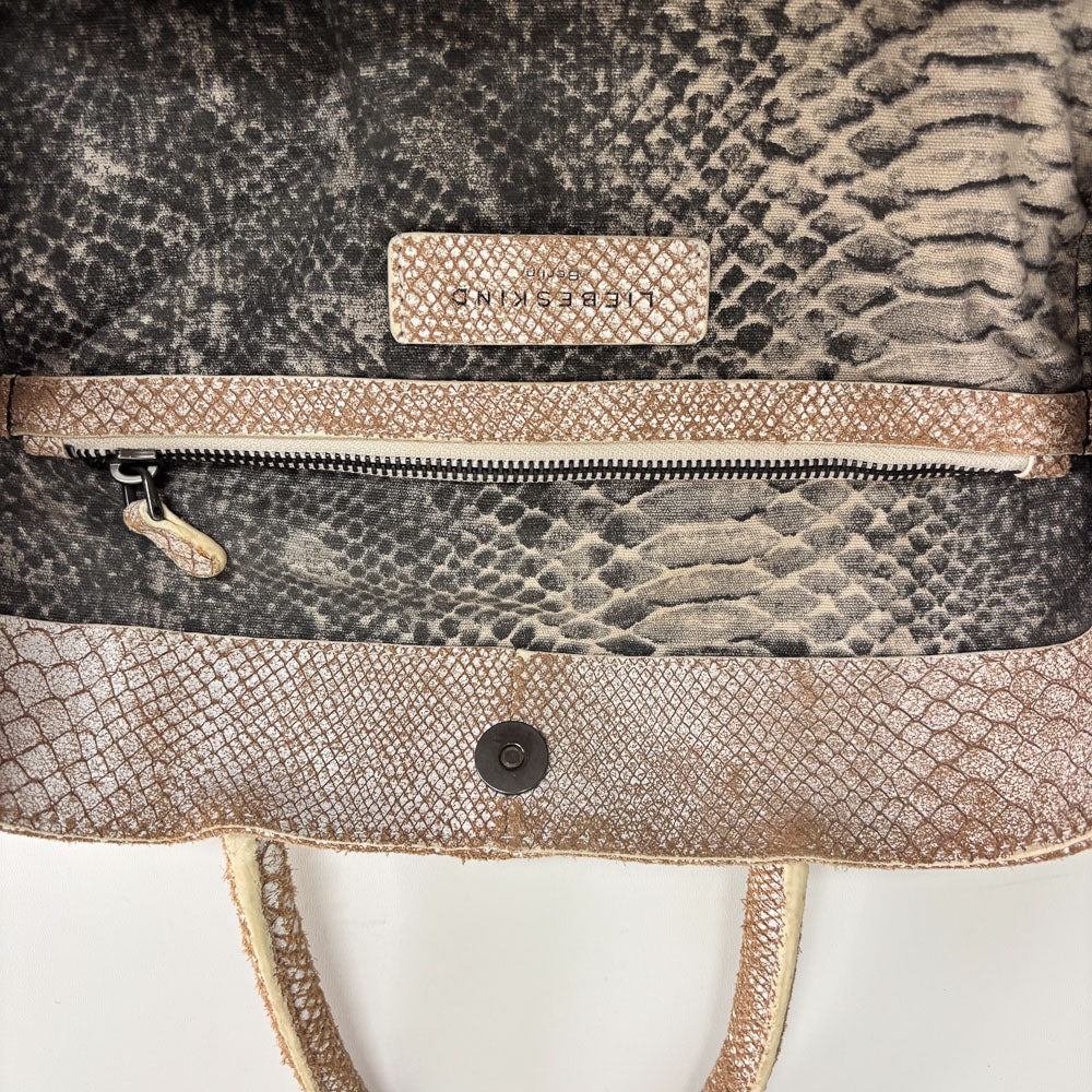 LIEBESKIND CHELSEA SNAKE SHOPPER