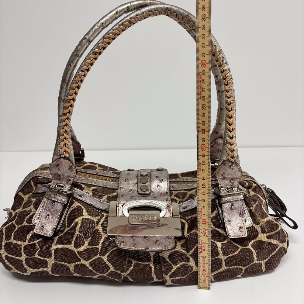 GUESS GIRAFFE BAGUETTE BAG