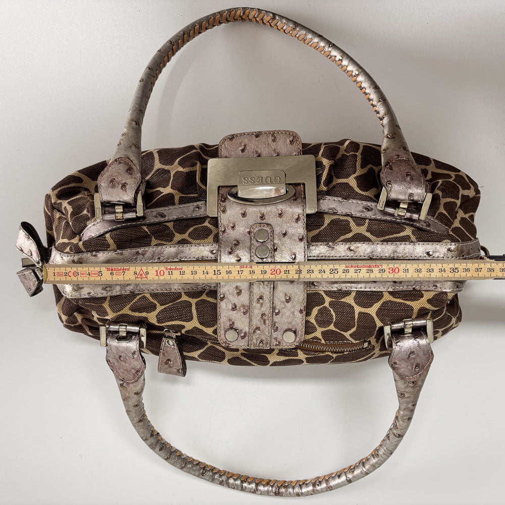 GUESS GIRAFFE BAGUETTE BAG