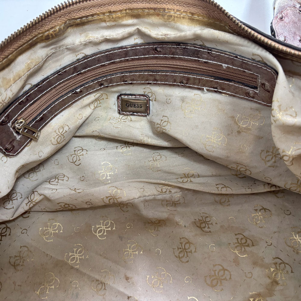 GUESS GIRAFFE BAGUETTE BAG