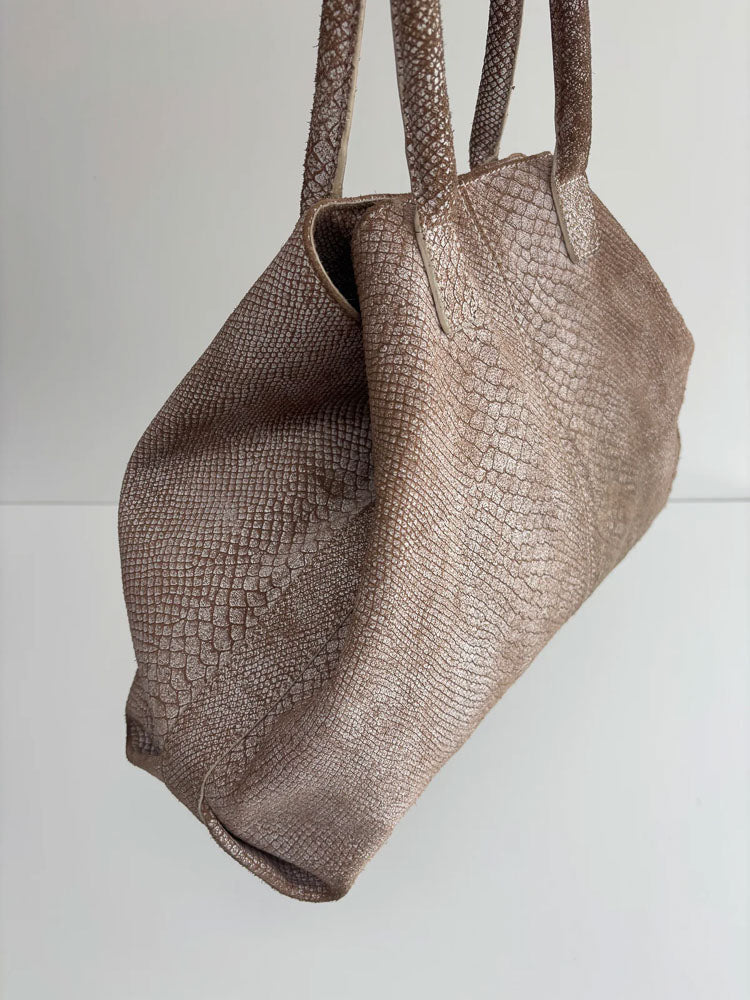 LIEBESKIND SNAKE SHOPPER POLAR