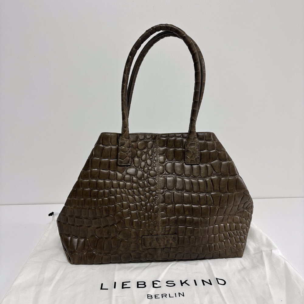 LIEBESKIND CROCO CHELSEA SHOPPER