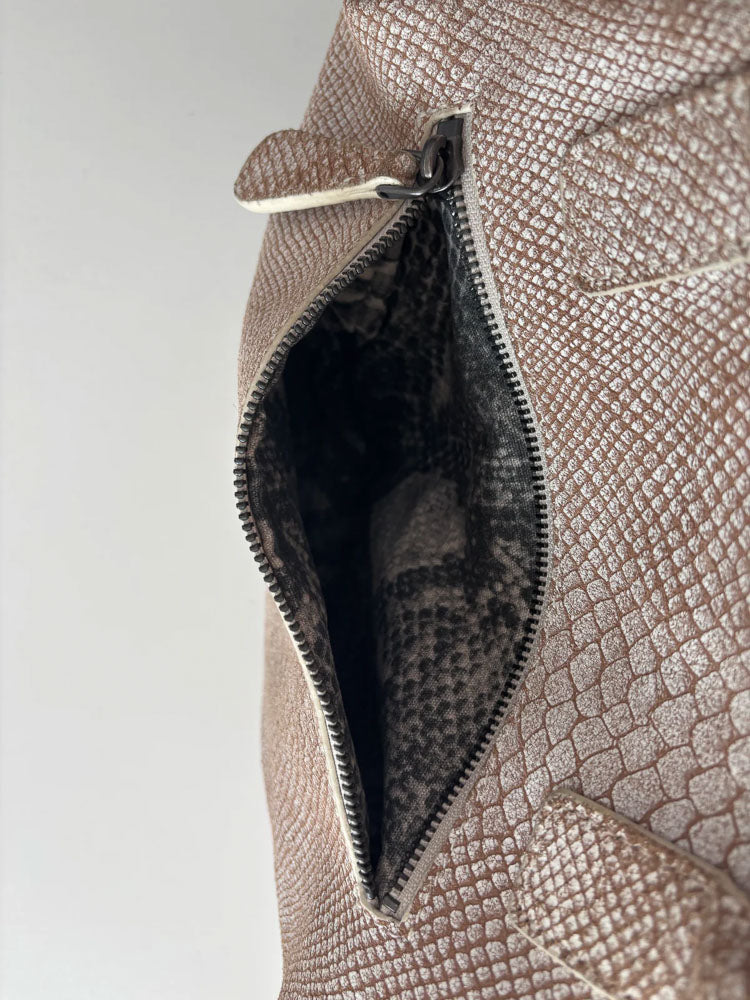 LIEBESKIND SNAKE SHOPPER POLAR