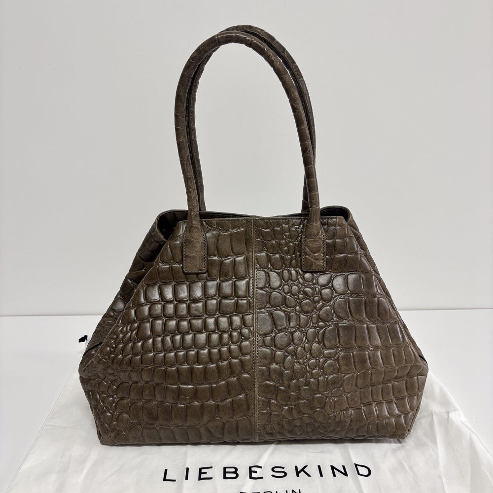 LIEBESKIND CROCO CHELSEA SHOPPER