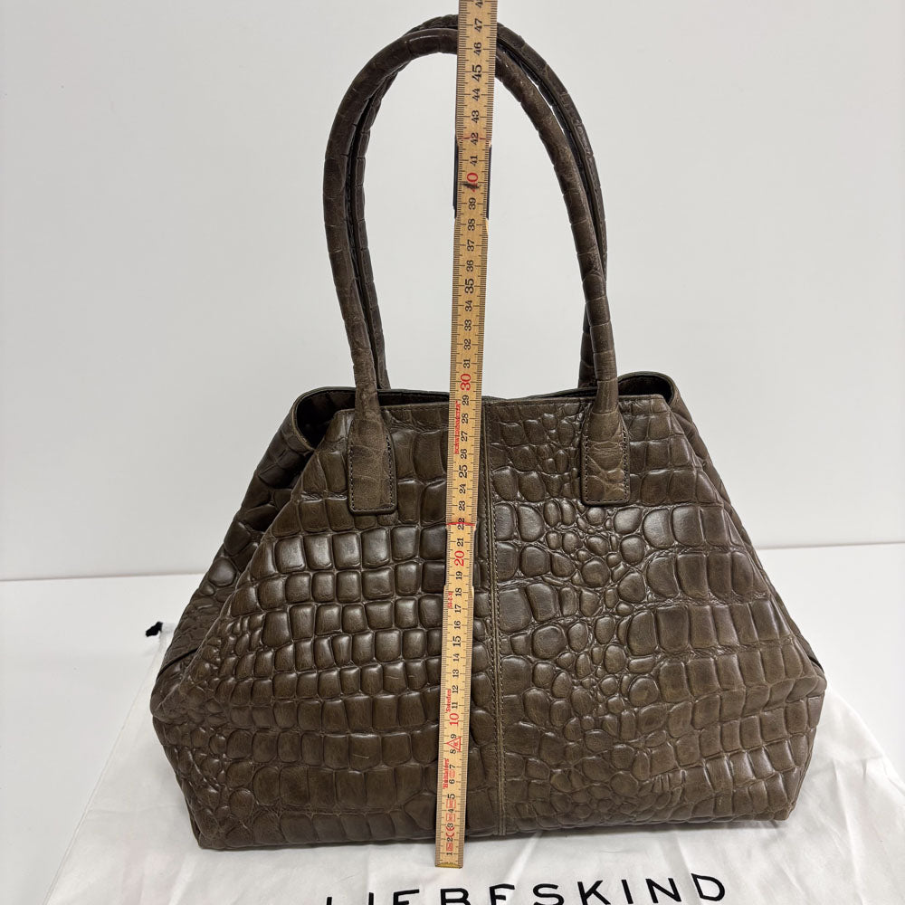 LIEBESKIND CROCO CHELSEA SHOPPER
