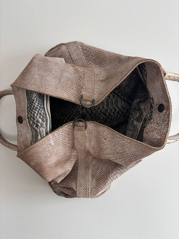 LIEBESKIND SNAKE SHOPPER POLAR
