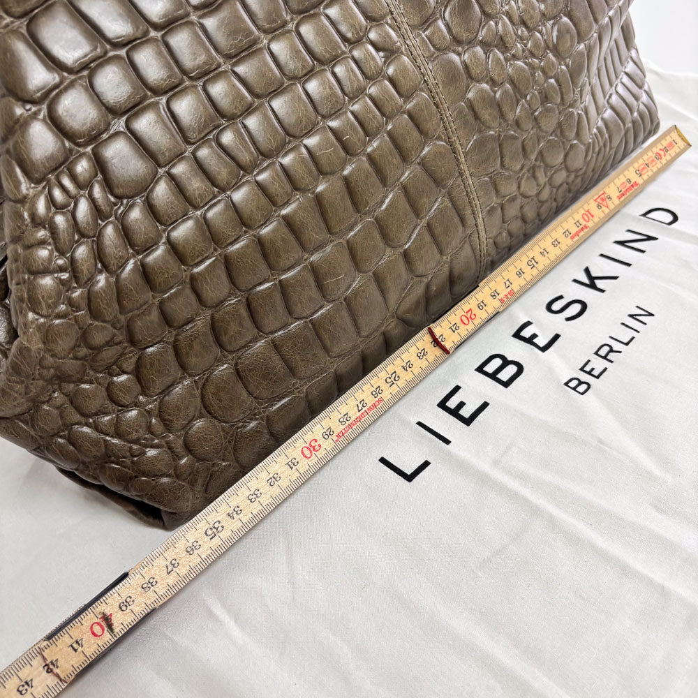 LIEBESKIND CROCO CHELSEA SHOPPER