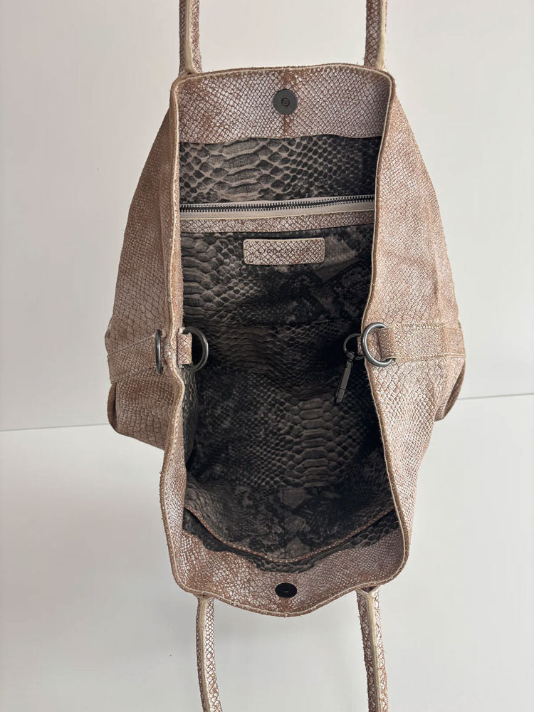 LIEBESKIND SNAKE SHOPPER POLAR