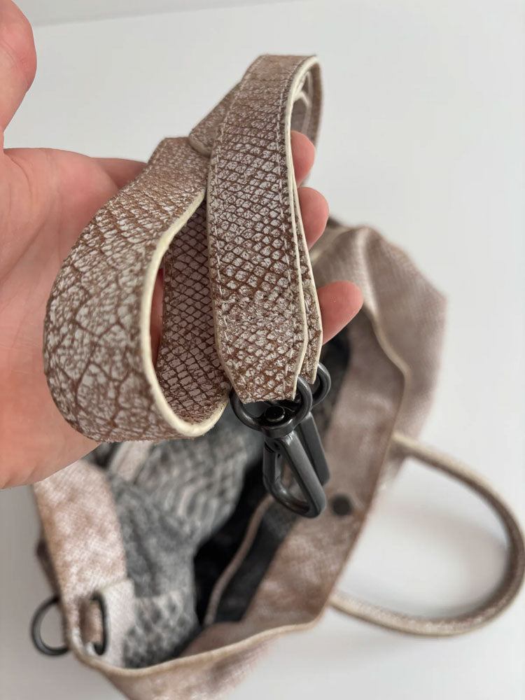 LIEBESKIND SNAKE SHOPPER POLAR