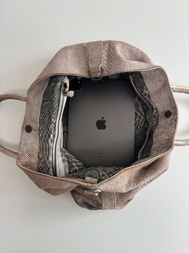 LIEBESKIND SNAKE SHOPPER POLAR