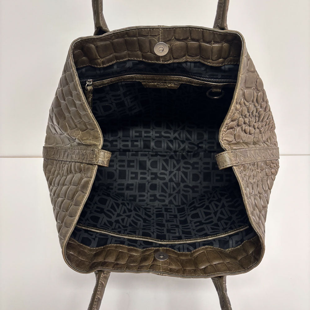 LIEBESKIND CROCO CHELSEA SHOPPER