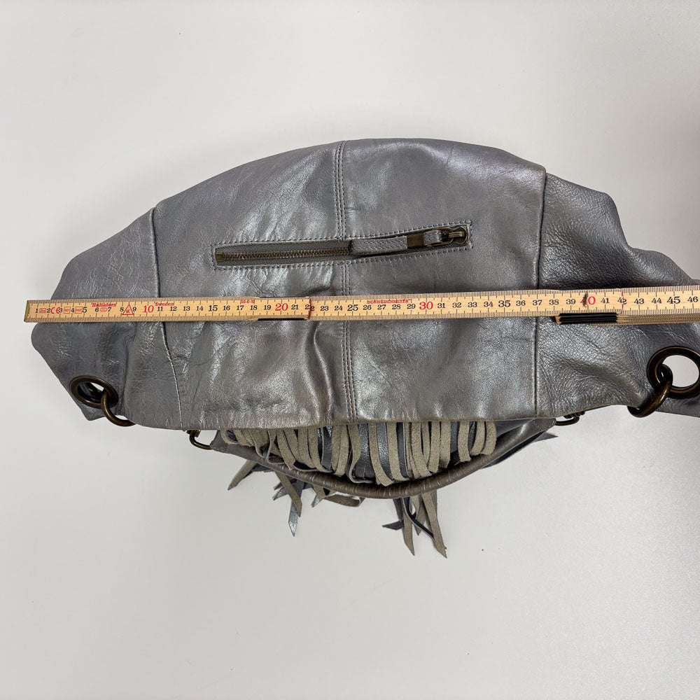 LIEBESKIND METALLIC FRINGE HOBO