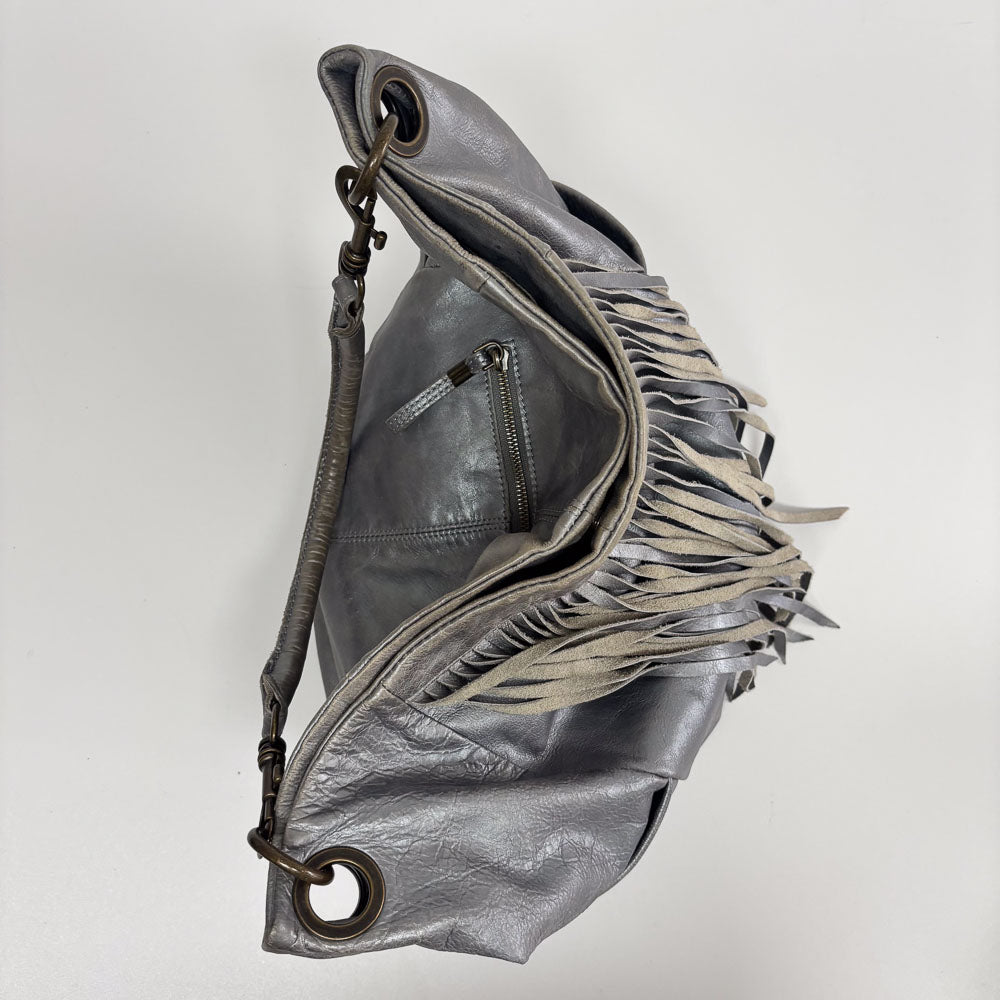 LIEBESKIND METALLIC FRINGE HOBO