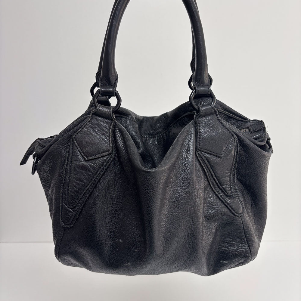 LIEBESKIND BLACK LEATHER HOBO