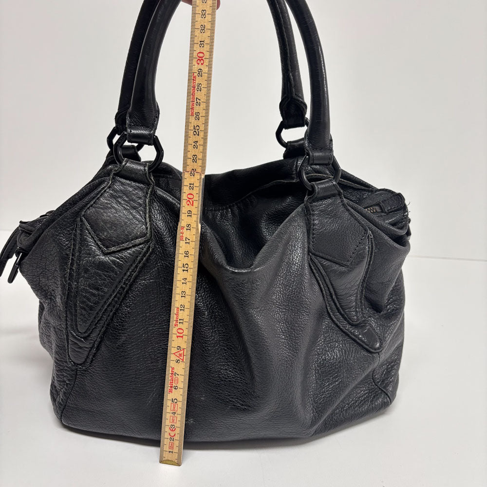 LIEBESKIND BLACK LEATHER HOBO