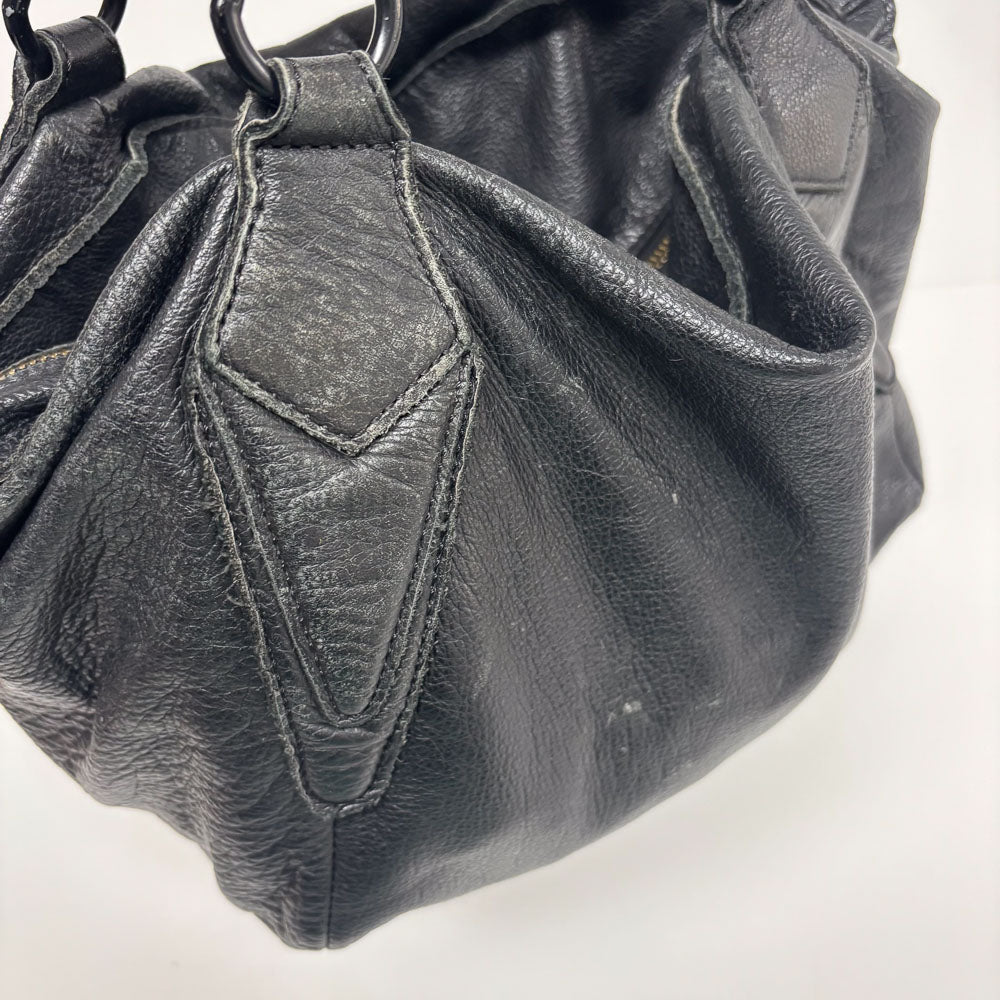 LIEBESKIND BLACK LEATHER HOBO