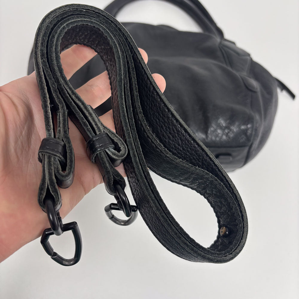 LIEBESKIND BLACK LEATHER HOBO