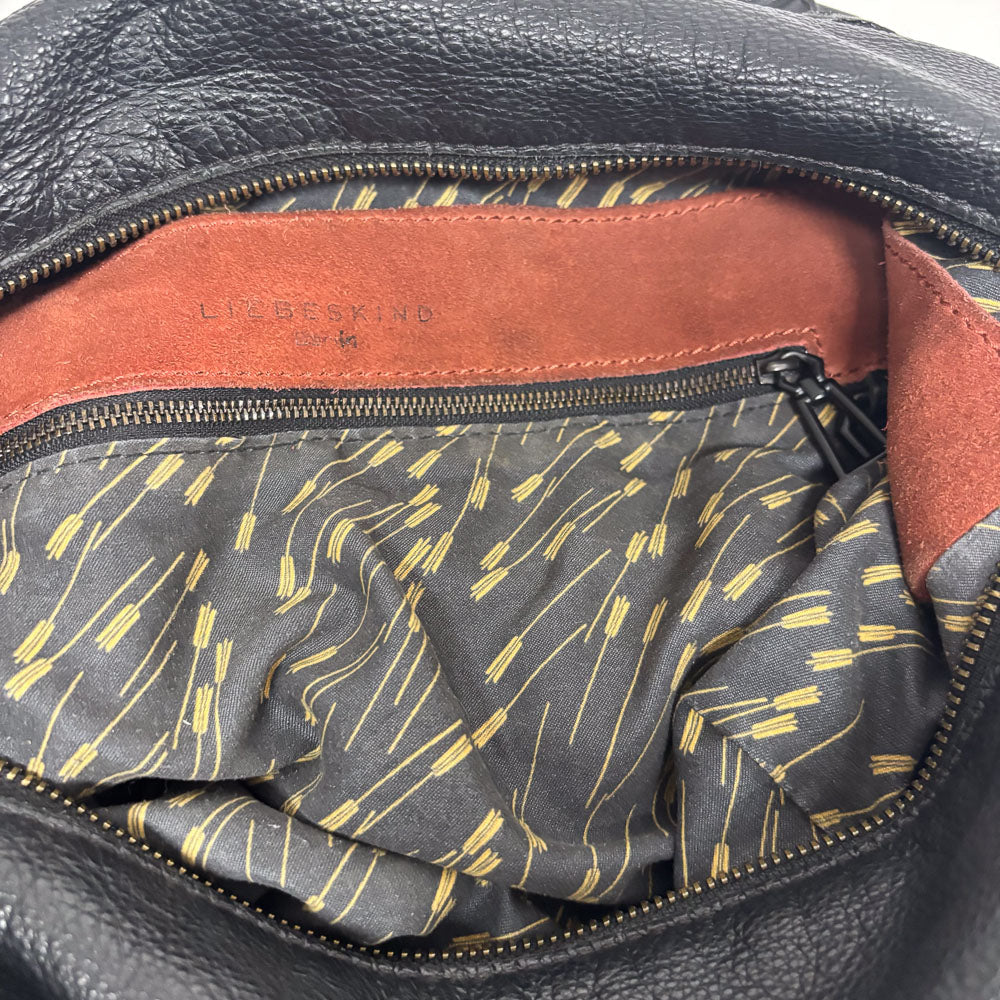 LIEBESKIND BLACK LEATHER HOBO
