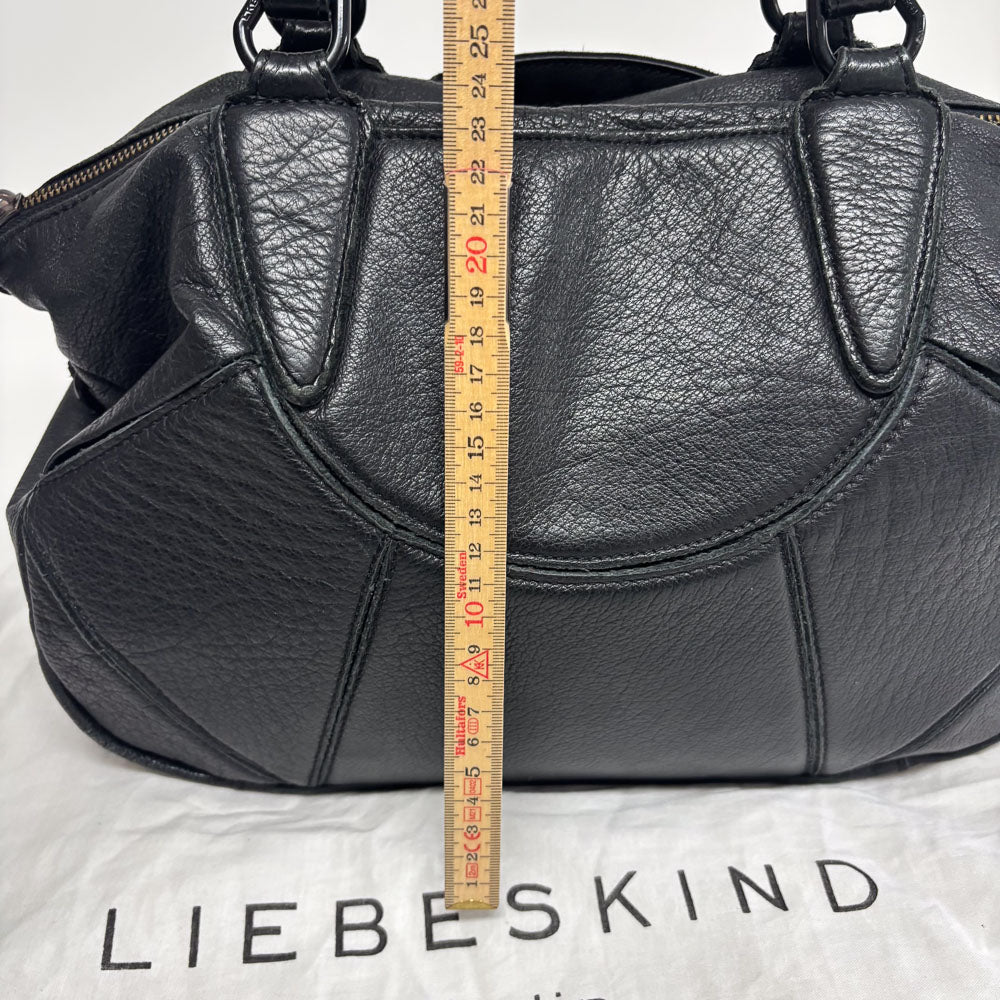 LIEBESKIND BLACK LEATHER SHOPPER
