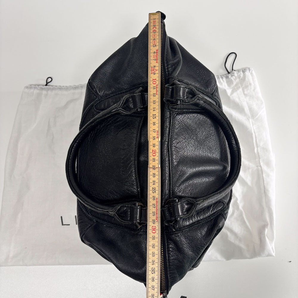 LIEBESKIND BLACK LEATHER SHOPPER