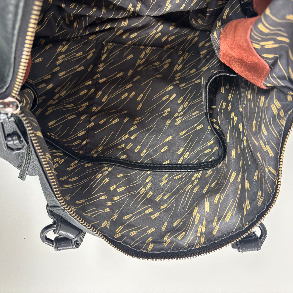 LIEBESKIND BLACK LEATHER SHOPPER