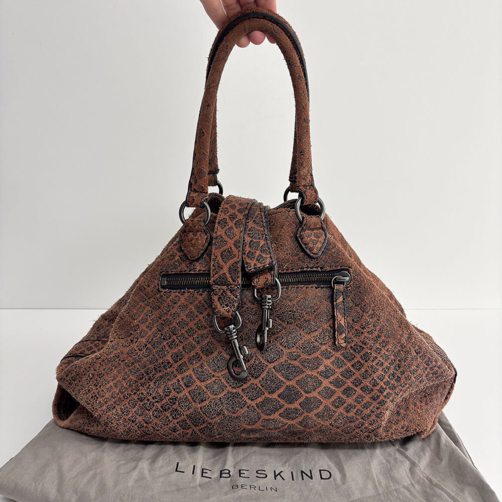 LIEBESKIND SUEDE SNAKE CHELSEA
