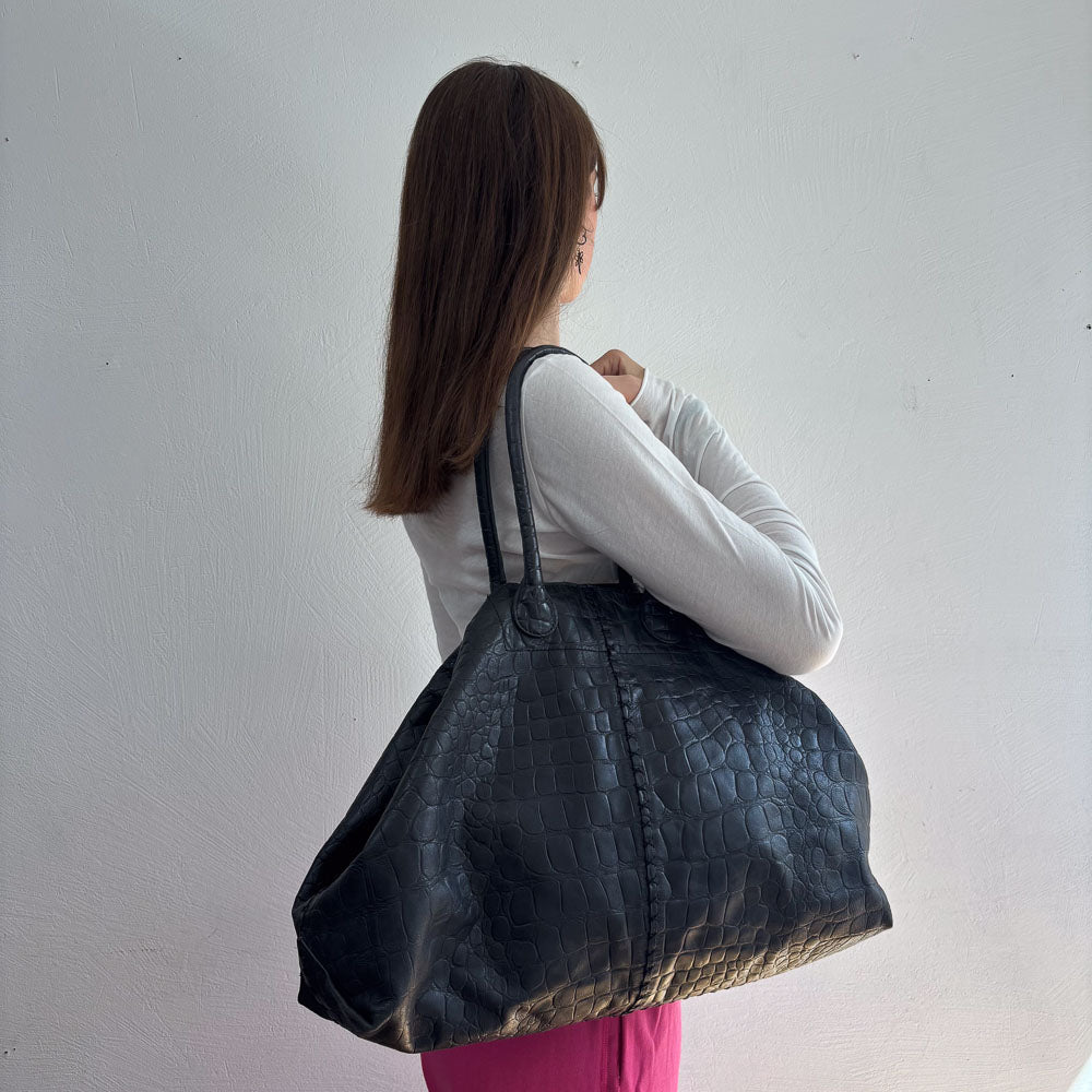 LIEBESKIND CROCO CHELSEA SHOPPER