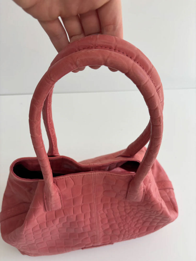 LIEBESKIND SNAKE SHOPPER RED