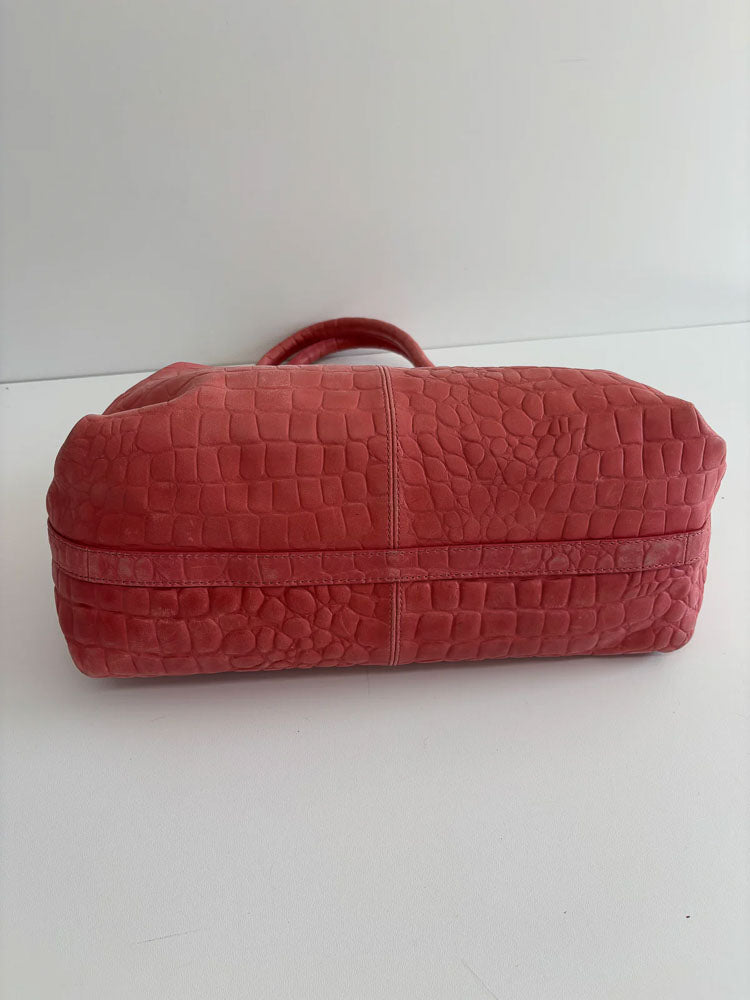 LIEBESKIND SNAKE SHOPPER RED