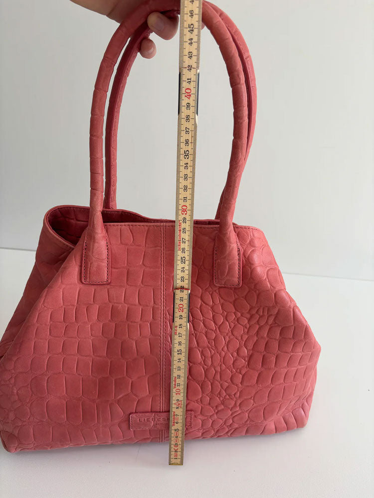 LIEBESKIND SNAKE SHOPPER RED