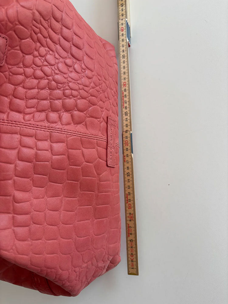 LIEBESKIND SNAKE SHOPPER RED