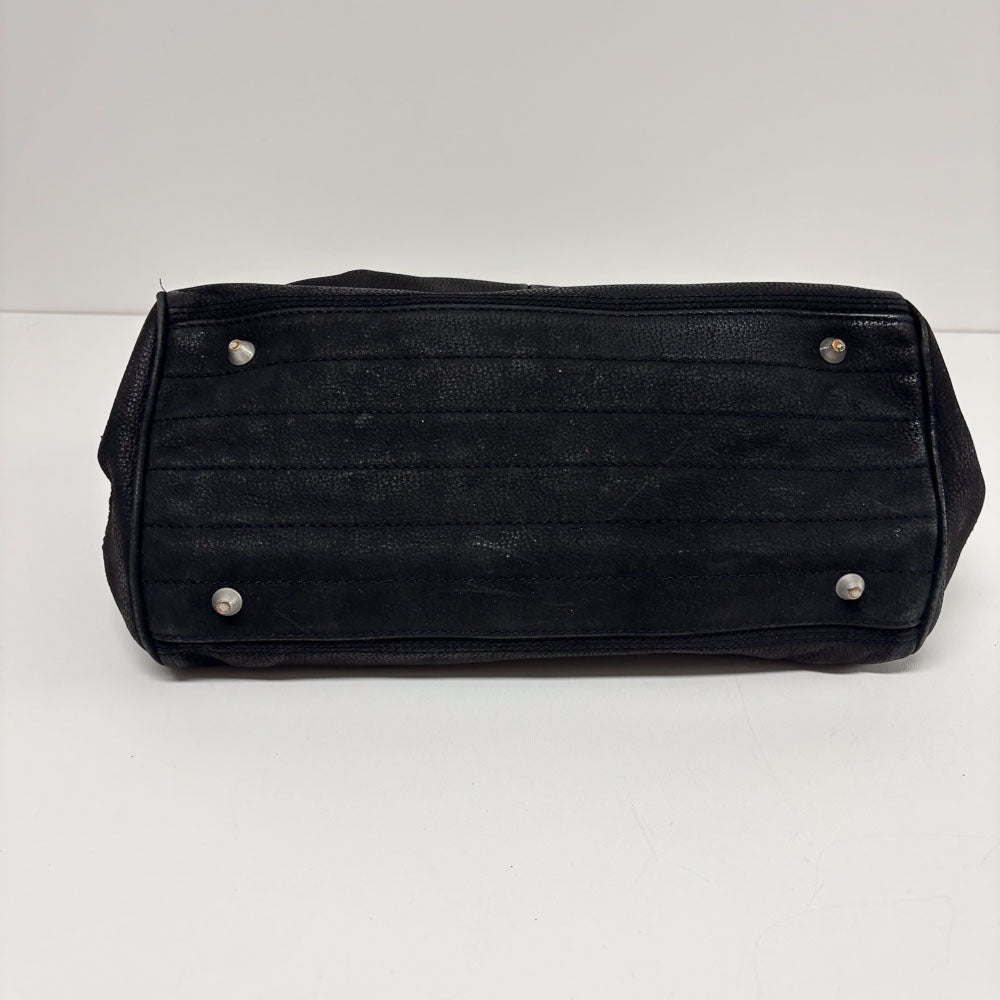 LIEBESKIND SATCHEL SNAKE BLACK