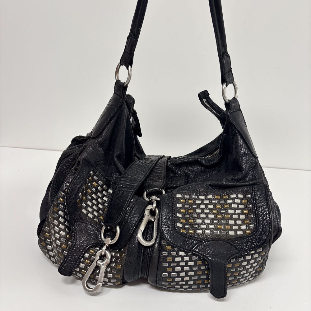 LIEBESKIND STUDS HOBO BLACK