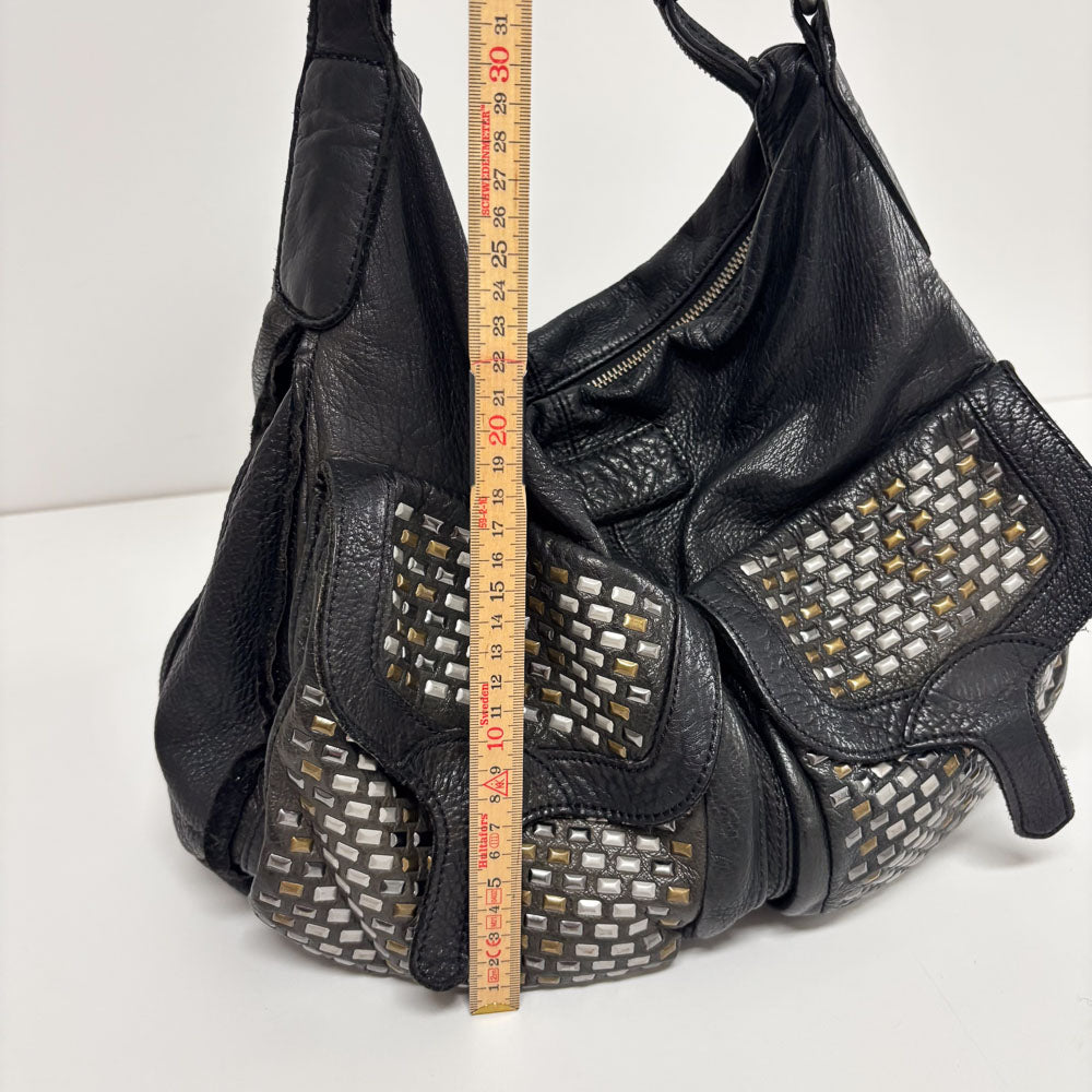 LIEBESKIND STUDS HOBO BLACK