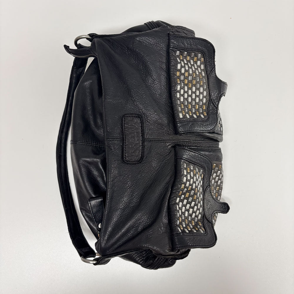 LIEBESKIND STUDS HOBO BLACK