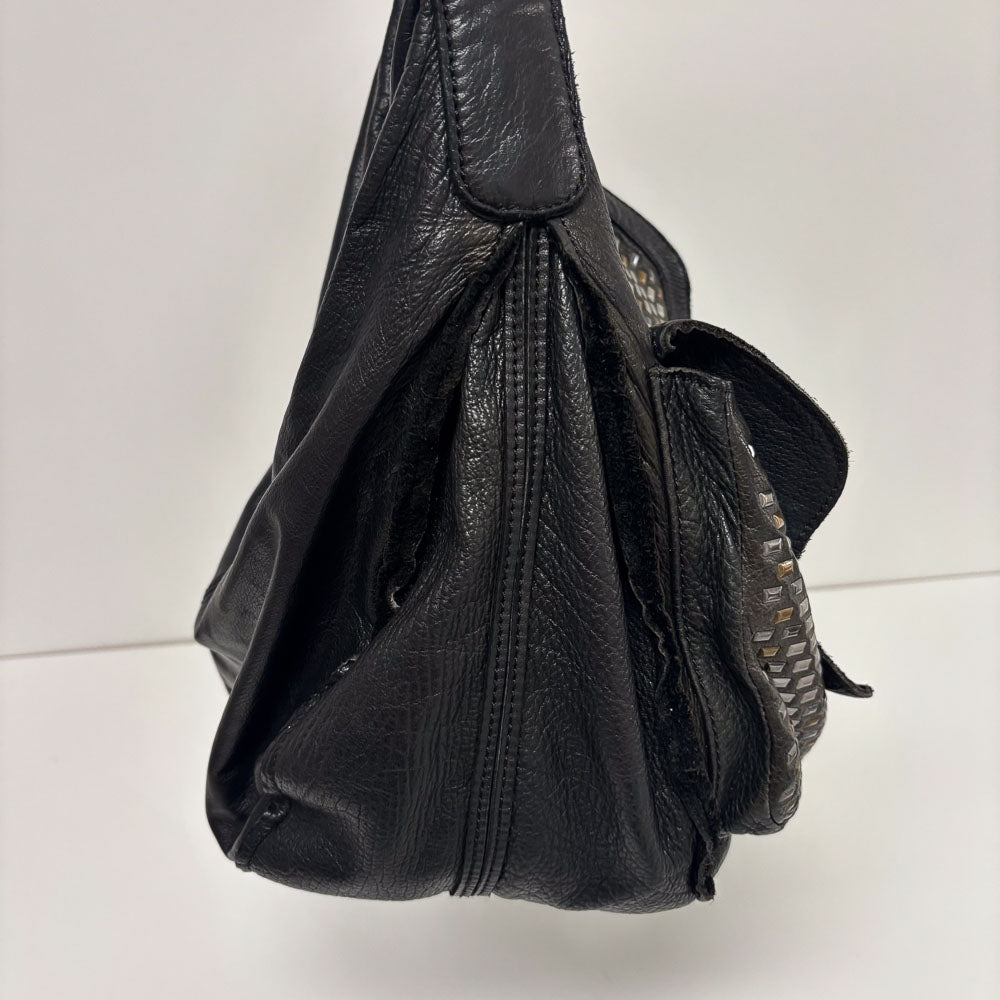 LIEBESKIND STUDS HOBO BLACK