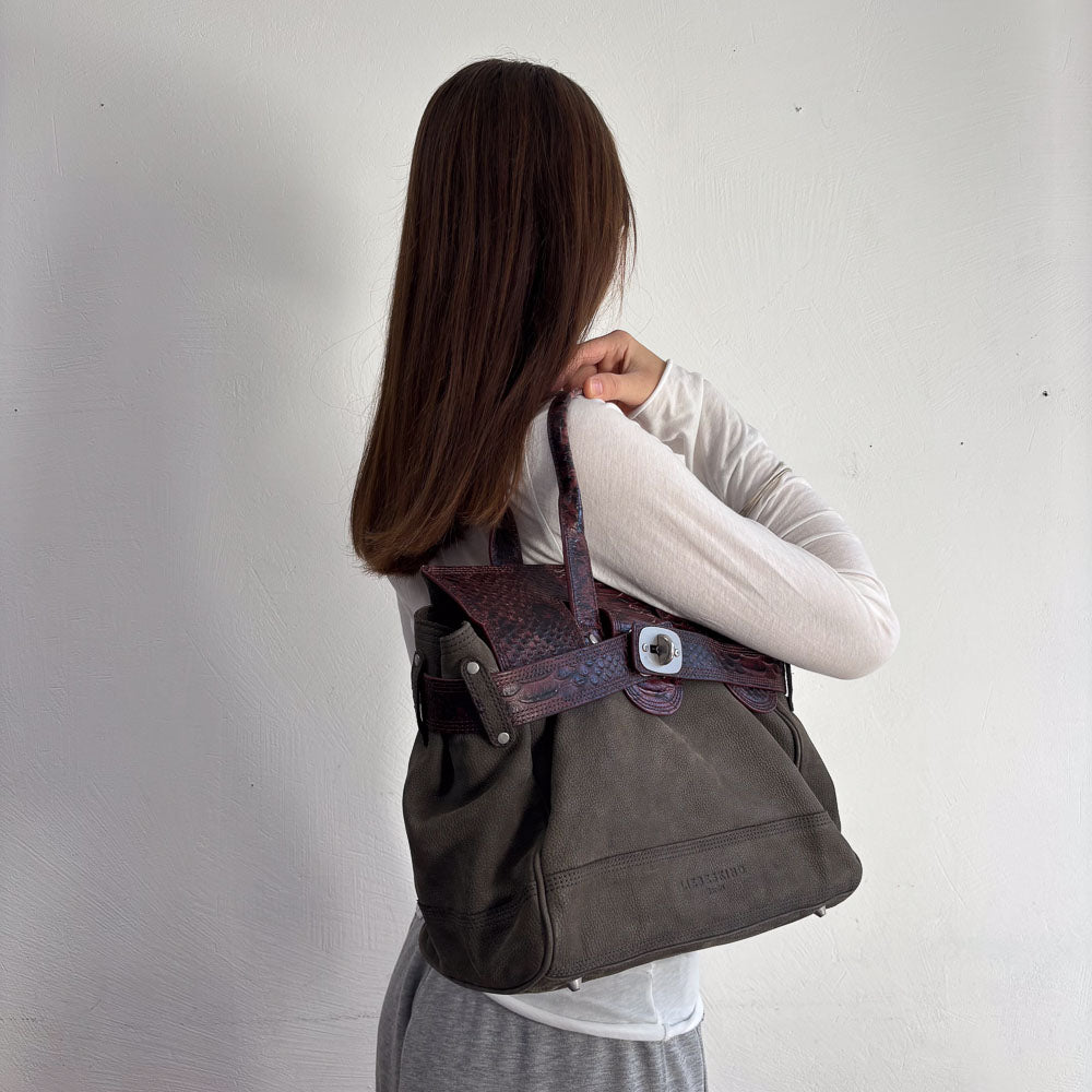LIEBESKIND SNAKE SATCHEL