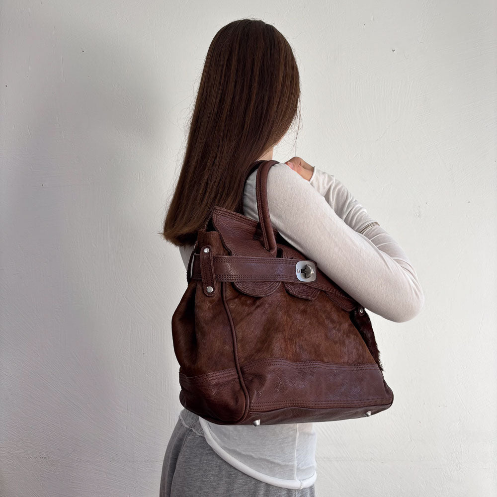 LIEBESKIND BROWN COW GLORIA