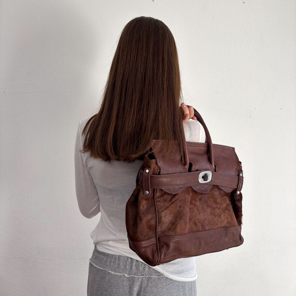 LIEBESKIND BROWN COW GLORIA