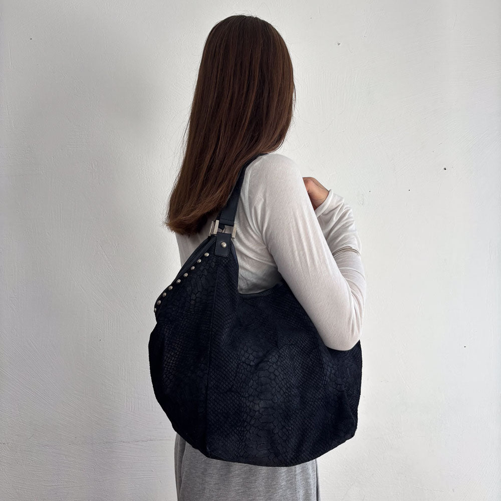 JEAN-LOIS SCHERRER HOBO NAVY