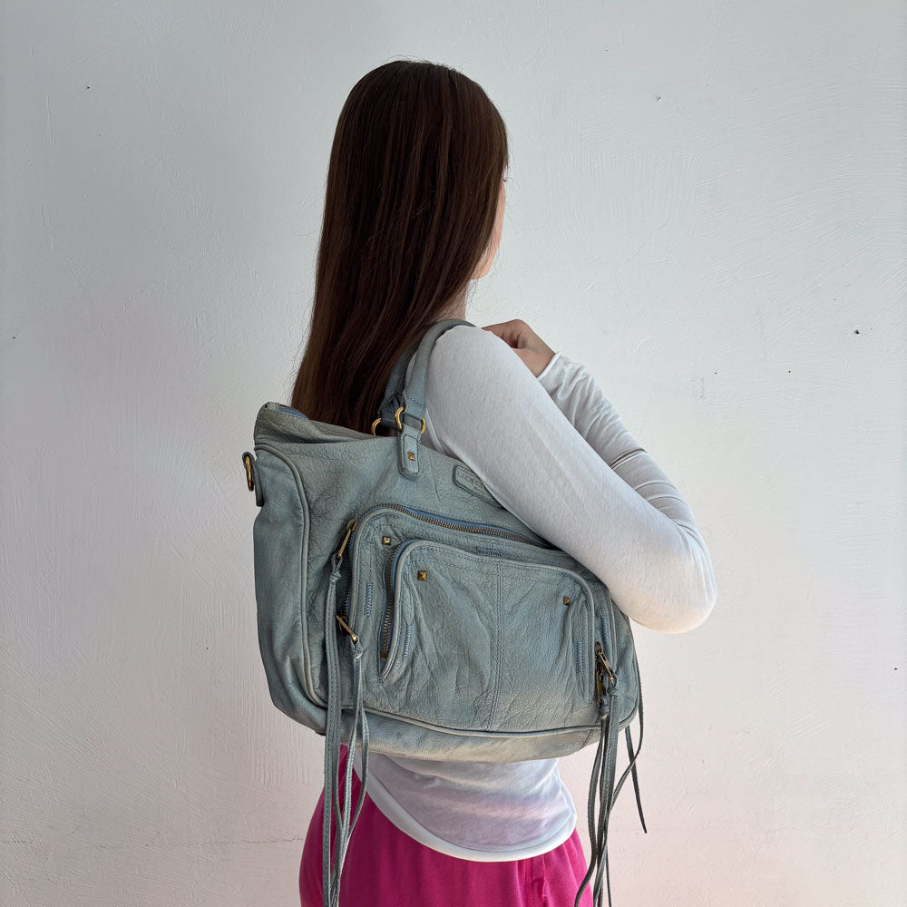 LIEBESKIND FRINGE HOBO LEO