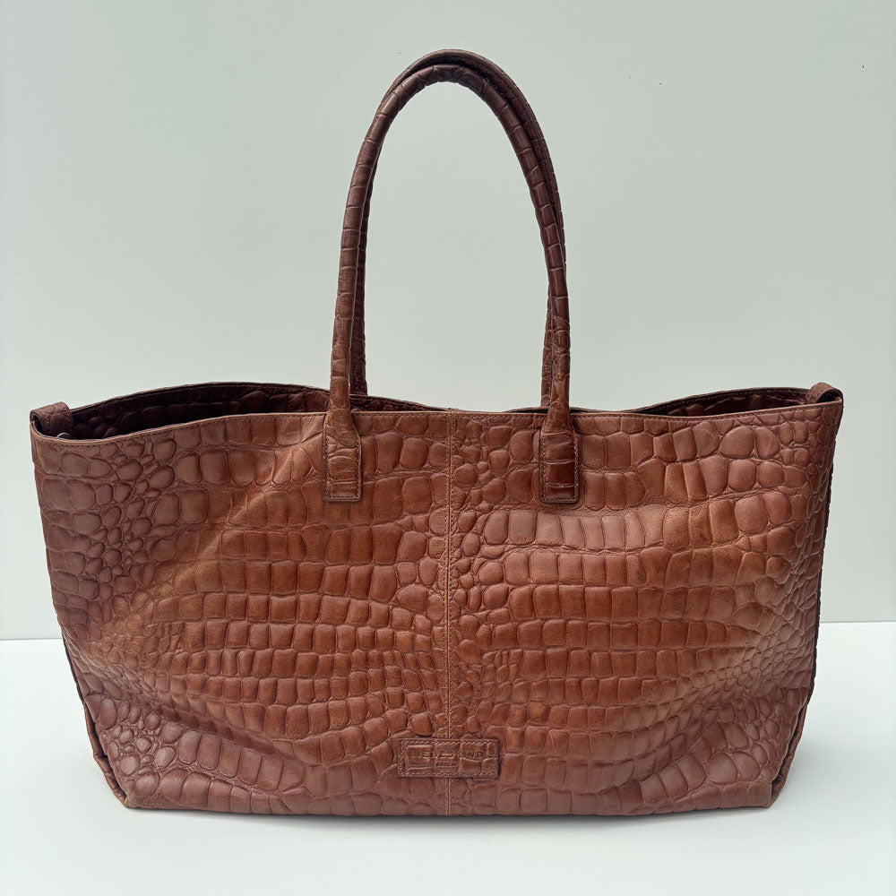 LIEBESKIND KROKO SHOPPER HAZEL BROWN L