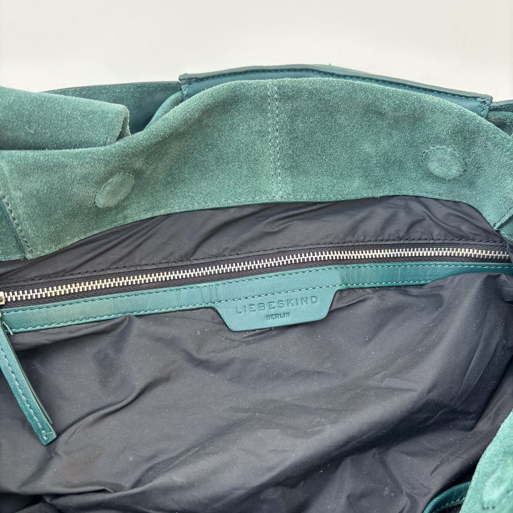 LIEBESKIND SCARLET SATCHEL TURQUOISE