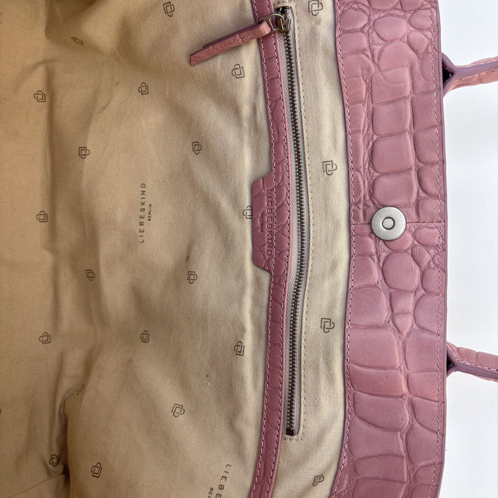 LIEBESKIND KROKO CHELSEA PINK