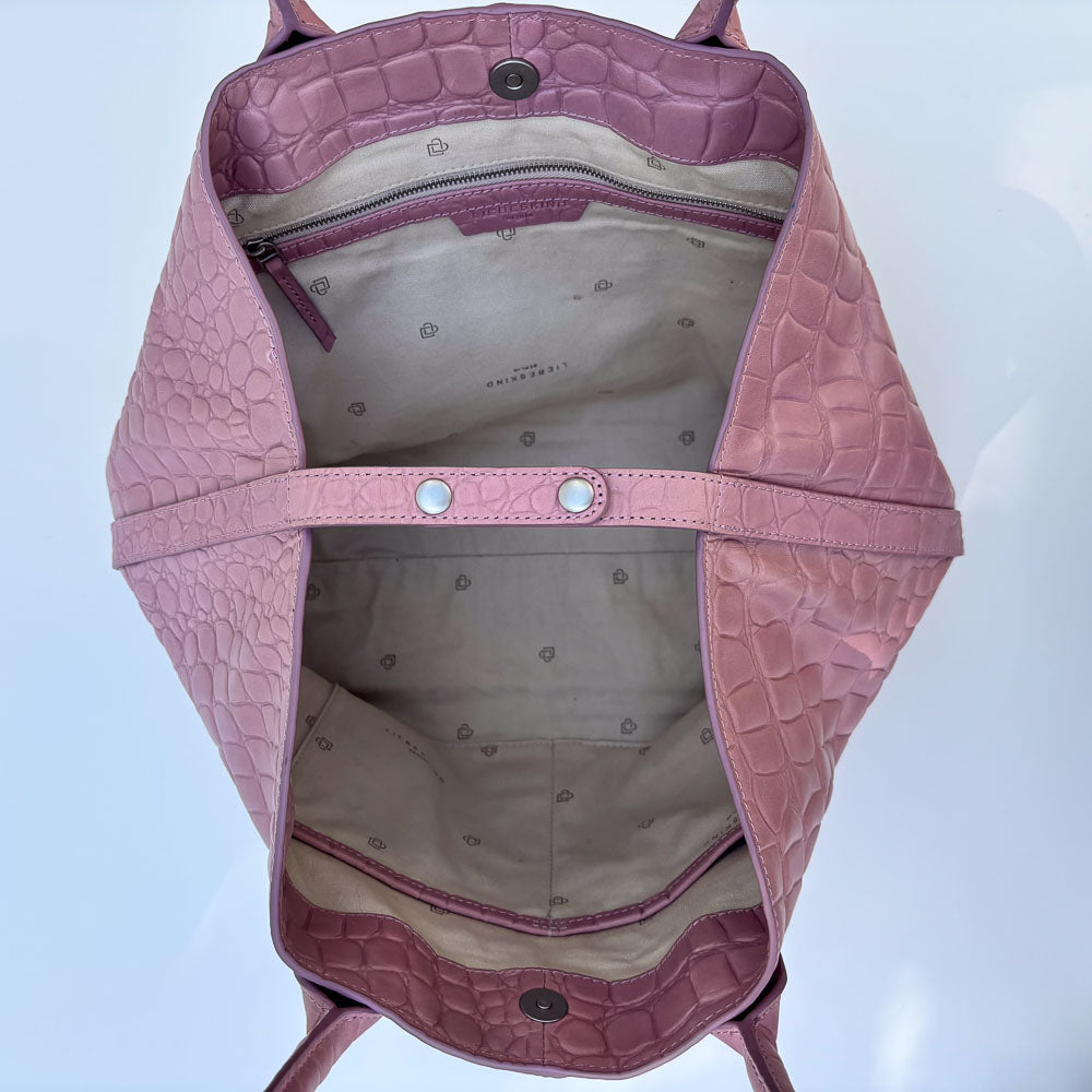 LIEBESKIND KROKO CHELSEA PINK