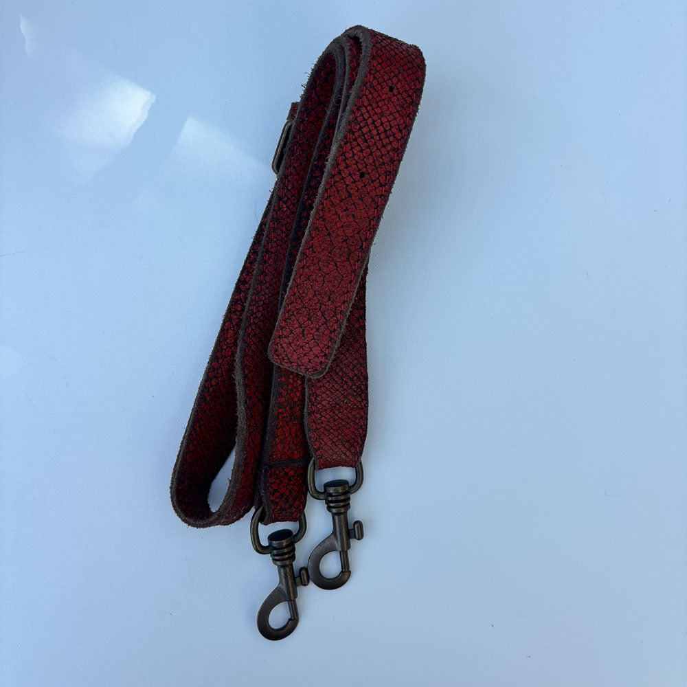 LIEBESKIND SNAKE SHOPPER RED