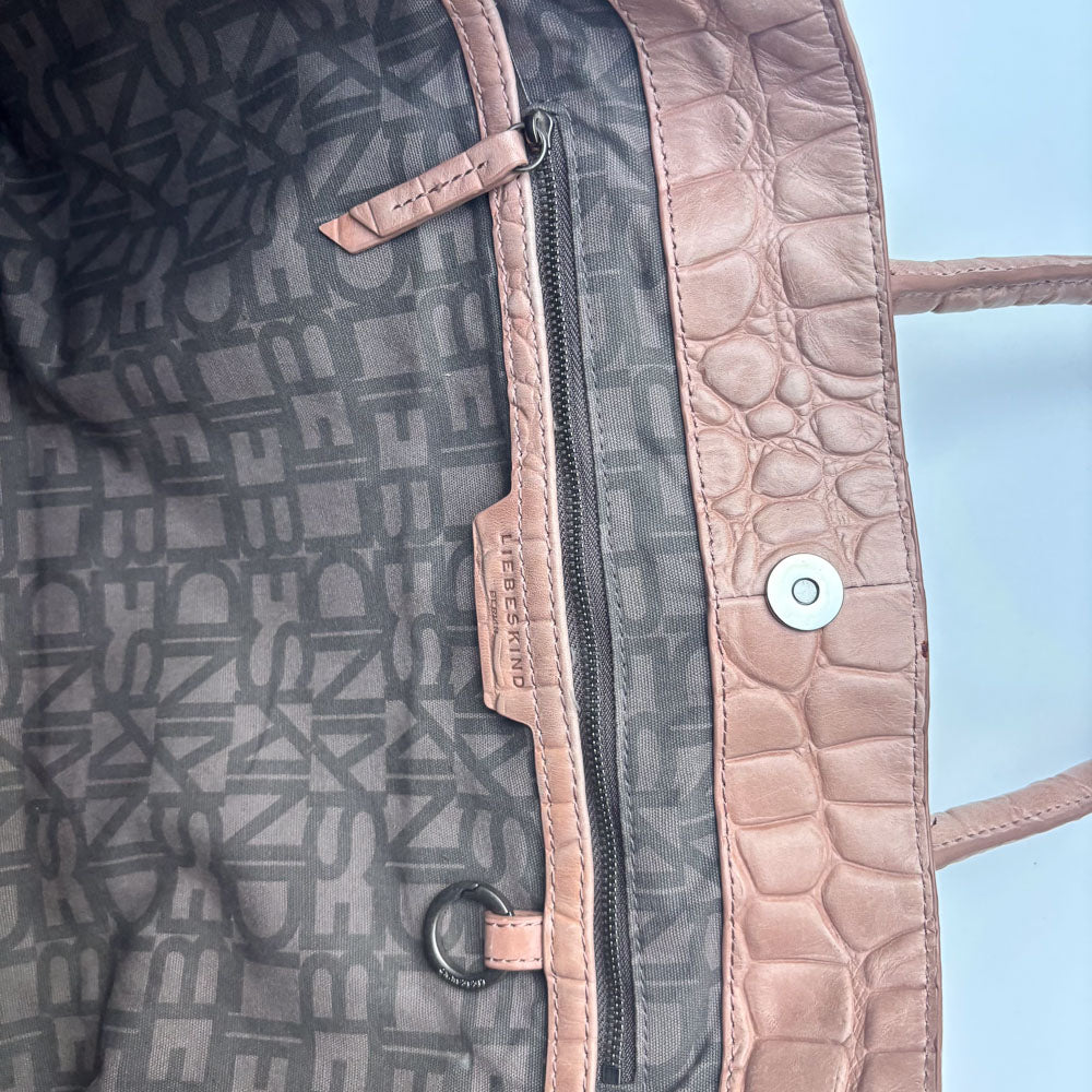 LIEBESKIND KROKO SHOPPER CHELSEA